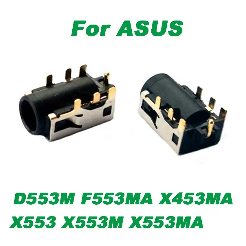 1-10Pcs New Laptop DC POWER JACK Socket For ASUS D553M F553MA X453MA X553 X553M X553MA series CHARGING PORT CONNECTOR