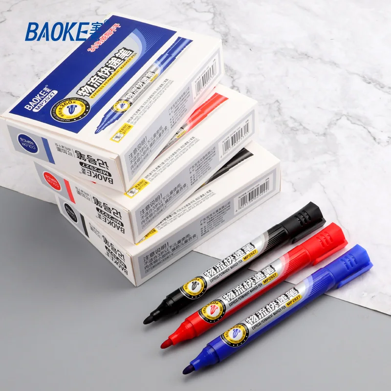Oily Quick-drying Marker Pen Logistics Express Can Add Ink And Dry Pen Nib Writing Pen