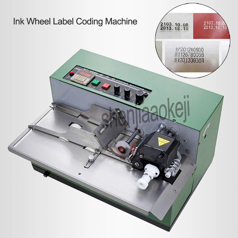 MY-380F Digital Continuous Automatic Code Printing Machine Ink Wheel Marking Print Machine Production Date Packaging Bag Printer