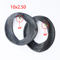 10' 10x2 10x 2.125 10x2.50 10x250 Inner Tube with bent / Straight Valve For Tricycle Bike Schwinn Kids 3 Wheel Stroller scooter