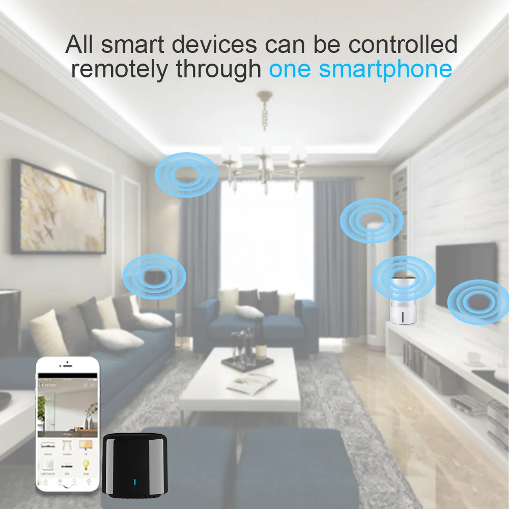 Broadlink RM4C mini 4/6/7pcs WIFI IR Remote Control Smart Home Automation Hogar Inteligent Google Home Alexa Compatible