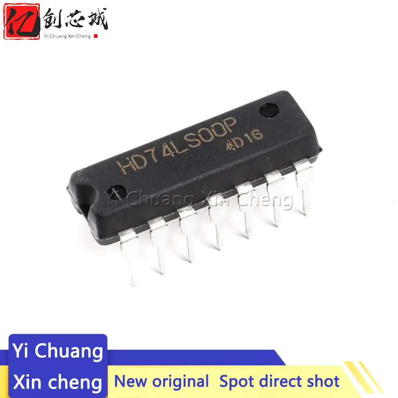 10PCS HD74LS00P DIP14 HD74LS00 DIP SN74LS00N 74LS00 SN74LS00 DIP-14 new and original IC