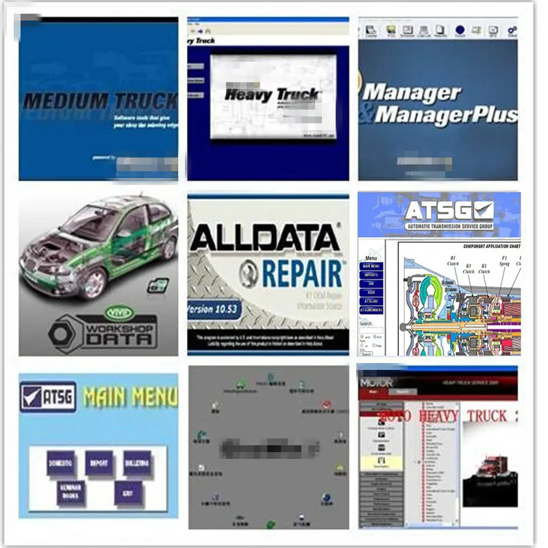 2024 Auto repair software all data 1TB HDD V10.53 alldata and m..ll software 2015 full set 24in 1tb hdd usb3.0 hard disk