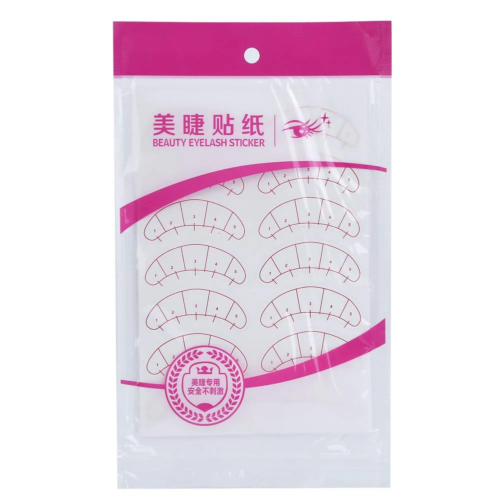 70 Pairs Lash Mapping Stickers Under Eye Positioning Tips Sticker for Eyelashes Extension Practice Eye Pads Paper Patches