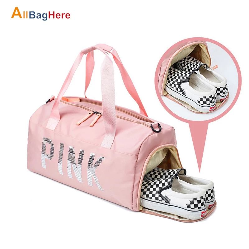 Swimming and Fitness Bag for Women, Outdoor Travel Bag, Handheld Sports Bag, Yoga Bag, Luggage Bag with Dry-Wet Separation