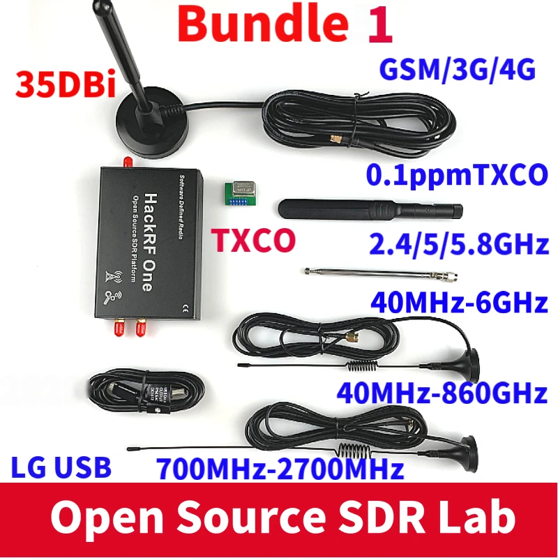 HRF  1MHz to 6GHz Software Defined Radio Platform Demo Board Kit