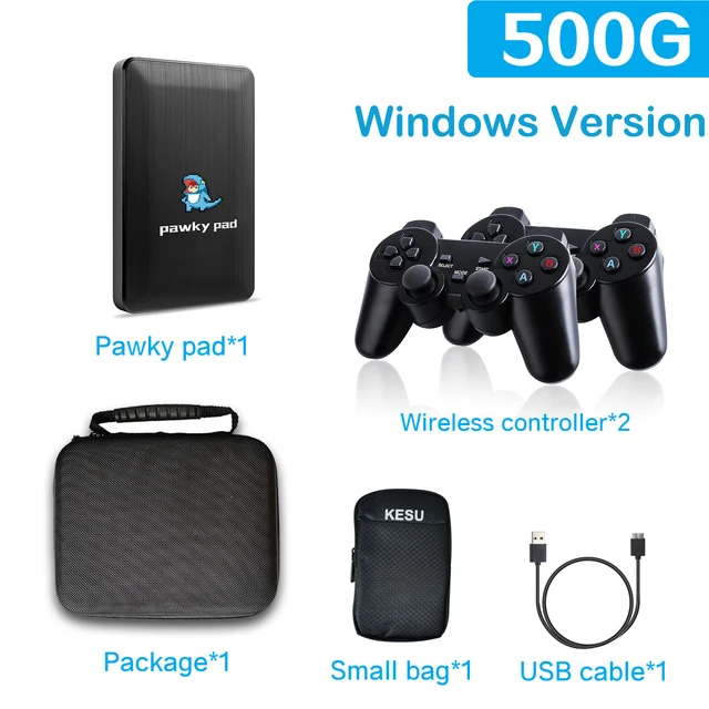 Pawky Pad Game Console for G Cube/Saturn/PS2/N64 45000+ Games 4K 3D Retro Video Game Only Run On The Computer/Laptop For Windows