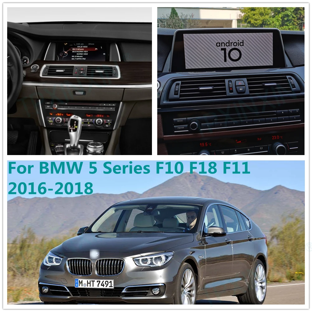 

Автомагнитола для BMW 5 Series F10 F18 F11 2011-2016 Android, стерео-система с экраном, радио-плеером, автомобильный GPS-навигатор, головное устройство Carplay