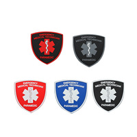 MEDIC EMT EMERGENCY MEDICAL TECHNICIAN Patches PARAMEDIC Army BADGE PVC HOOK PATCH for jacket backpack