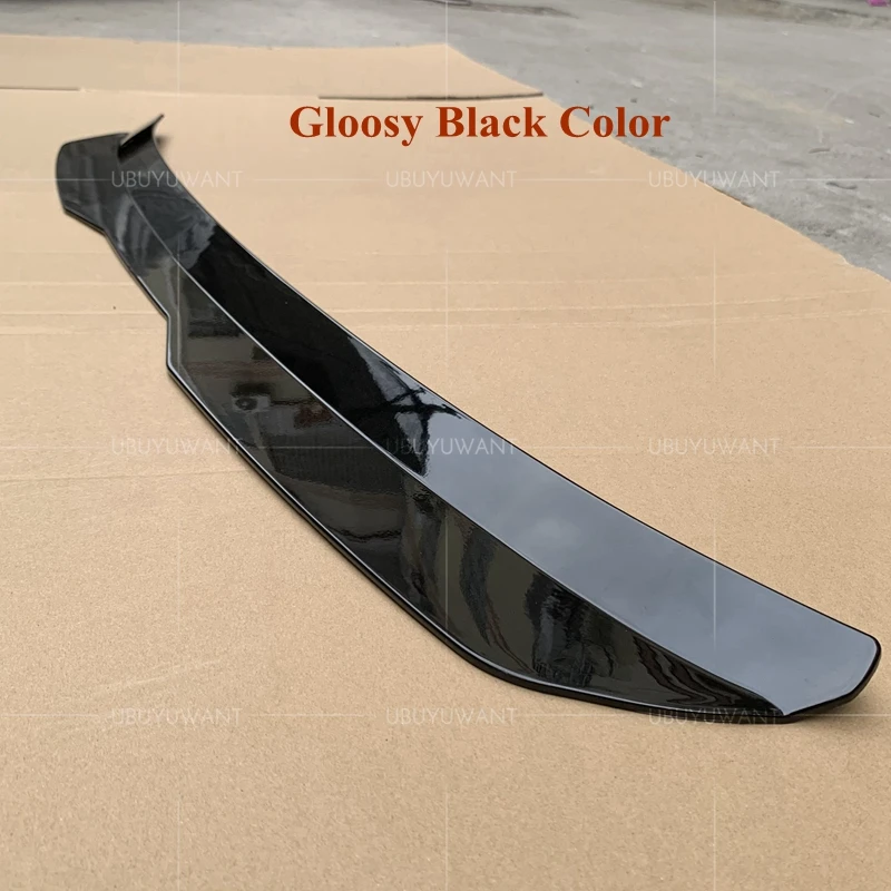 For Peugeot 3008 2014-2018 Rear Roof Lip Spoiler ABS Gloosy Black /Carbon Fiber Color Car Tail Wing Decoration Hatchback Spoiler