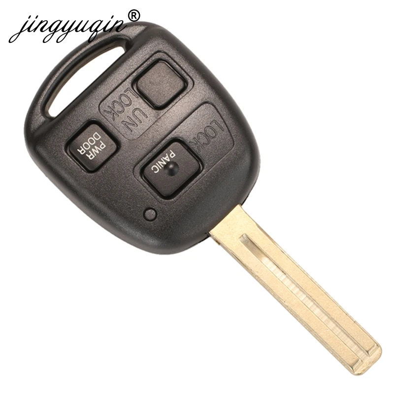 jingyuqin Remote Key 3 Buttons 4D68 Chip 314.4MHz FOB for Lexus RX330 RX350 RX400h HYQ12BBT 89070-48821