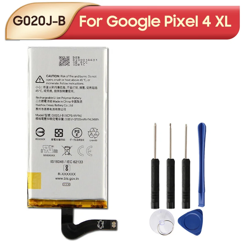 

Original Replacement Battery G020J-B For Google Pixel 4 XL Pixel4 XL Phone Batteries 3700mAh