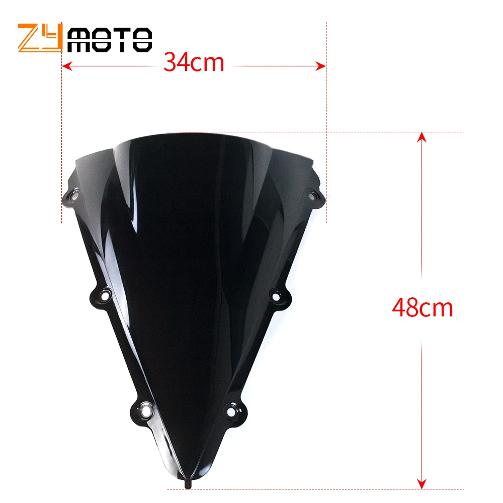 For YAMAHA YZF R1 2004 2005 2006 YZFR1 Windshield Windscreen Double Bubble Motorcycle Wind Shield Protector Screen Deflectors