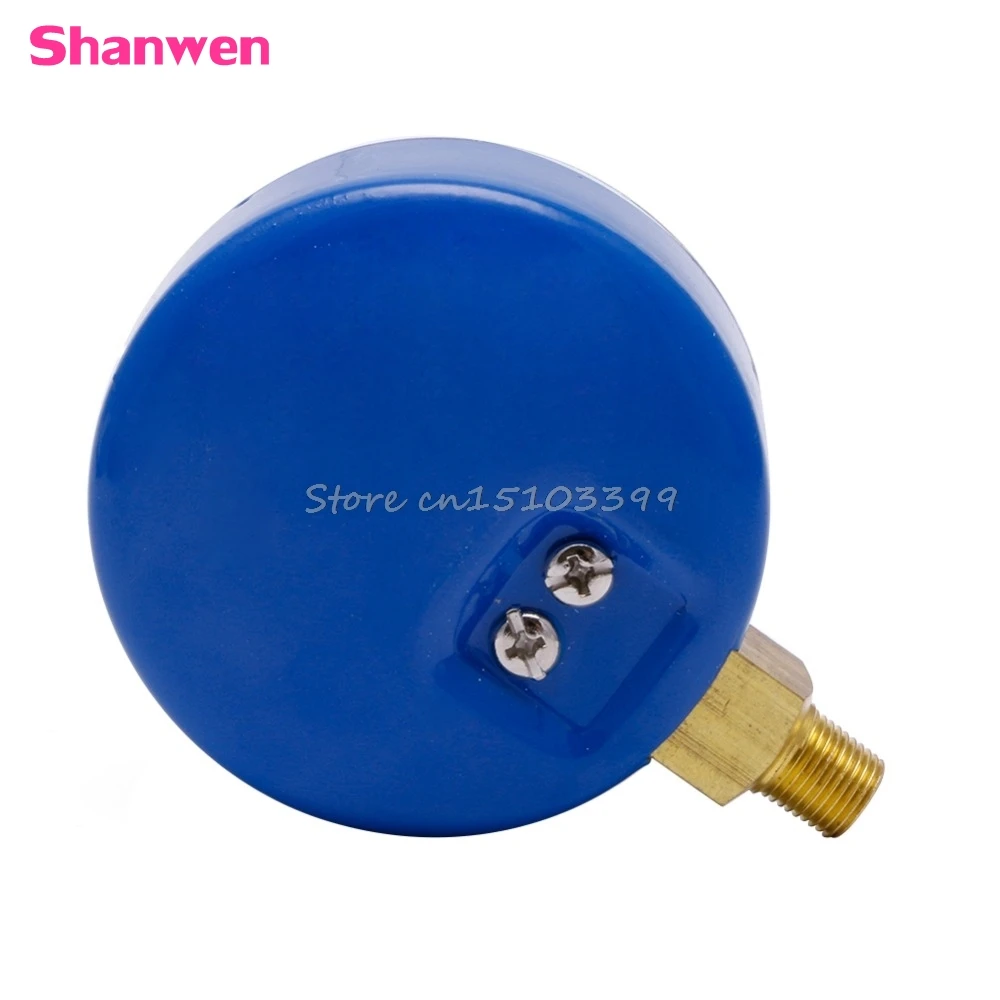 New Air Conditioner R410A R134A R22 Refrigerant Low Pressure Gauge KPA Blue Drop Ship