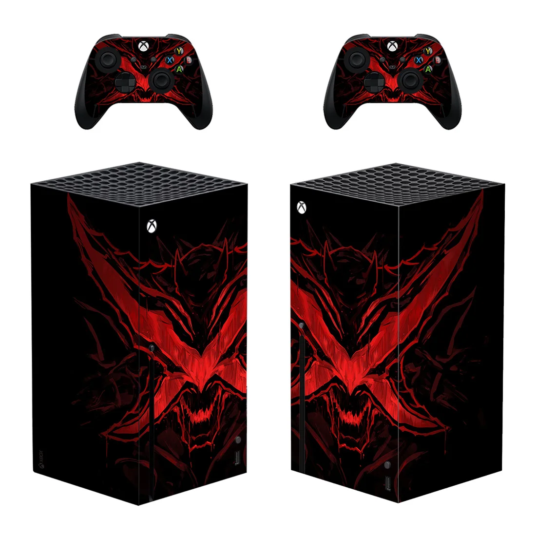 New Devil World Style Xbox Series X Skin Sticker for Console & 2 Controllers Decal Vinyl Protective Skins Style 1