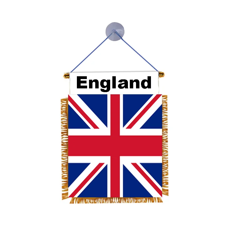 Morning custom ENGLAND mini exchange  flag car decoration national flag