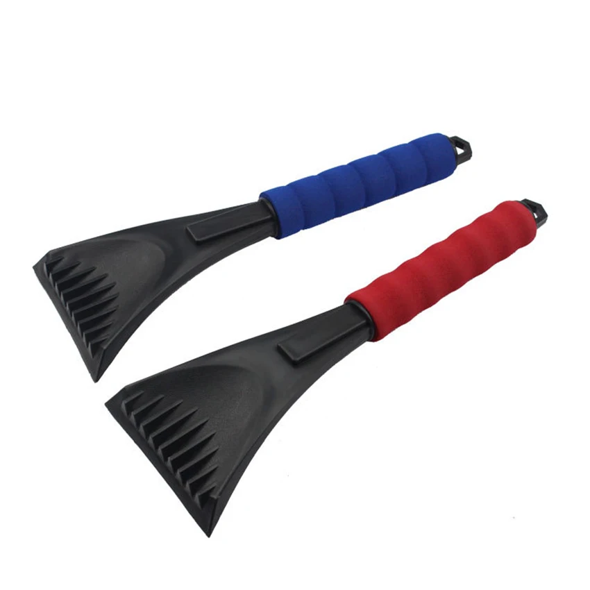 แบบพกพาเครื่องขูดด้วยโฟม Grip ฤดูหนาวหิมะพลั่วน้ำแข็ง Frost น้ำแข็งหิมะ Removal Tool สำหรับรถรถบรรทุกหน้าต่างกระจก