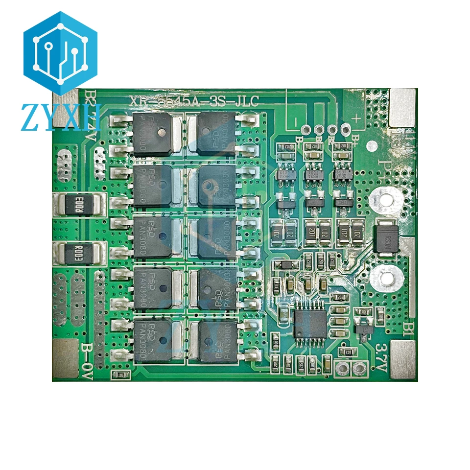 Balanced Version 3S BMS 30A 11.1V 18650 Li-ion Lithium Battery Charge Board Overcurrent/Short Circuit Protection For Motor Drill