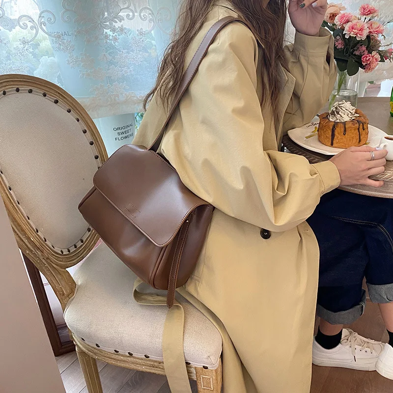 Fashion Korean Style Commuting All-Match Temperament Women Single Shoulder Bags 2021 Summer Popular Simple Crossbody Briefcase