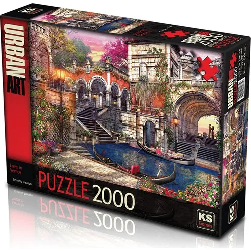 KS Games Love to Venice In 2000 Parts cutting dies cut pieces with different from each other