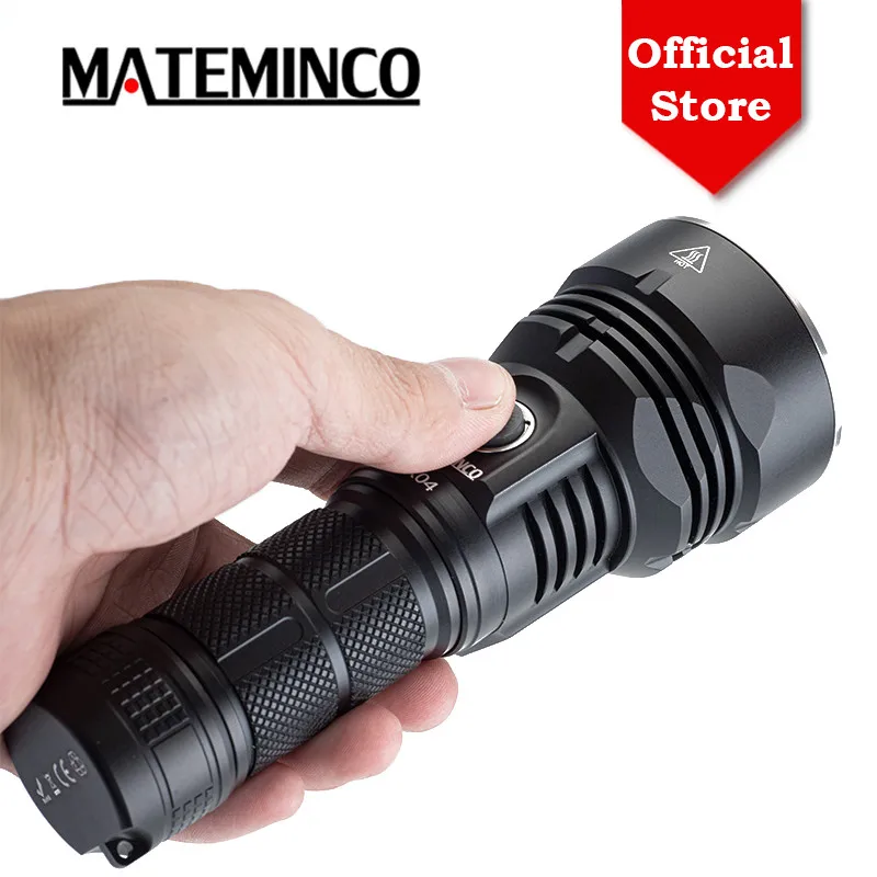 Mateminco-linterna LED de alta potencia TK04 4 piezas XHP50.2 13500lm 21700 18650 batería USB tipo C recargable