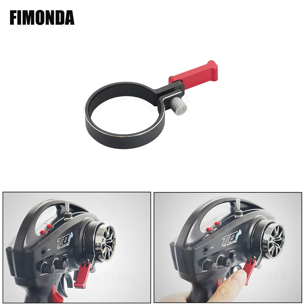 One-handed Control Adapter Transmitter Steering Wheel Trigger for RC Car Remote Controller Flysky NB4 TQI TRX4 TRX6 Slash Summit