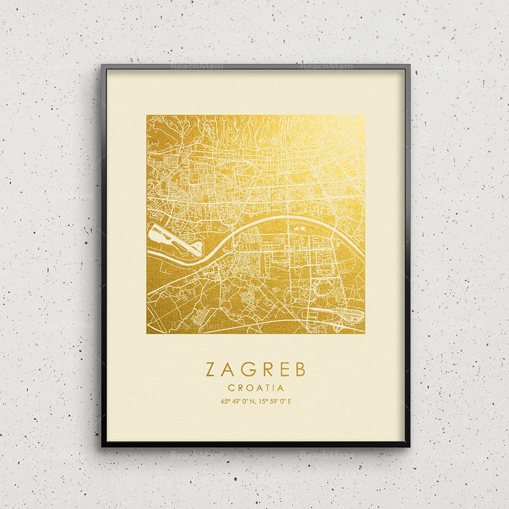 Poster kanvas seni dinding pet - Home Decor Zagreb ulasan dan harga