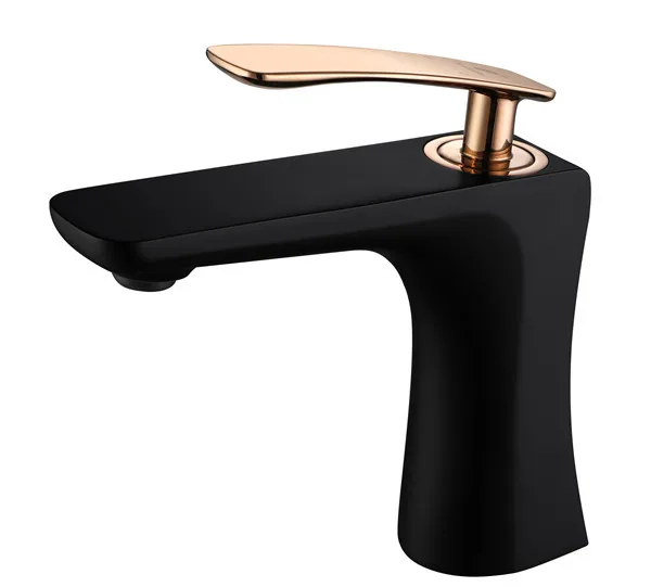 

Good quality all Brass bathroom sink faucet single hole single handle basin mixer faucet cold hot water copper bathroom faucet