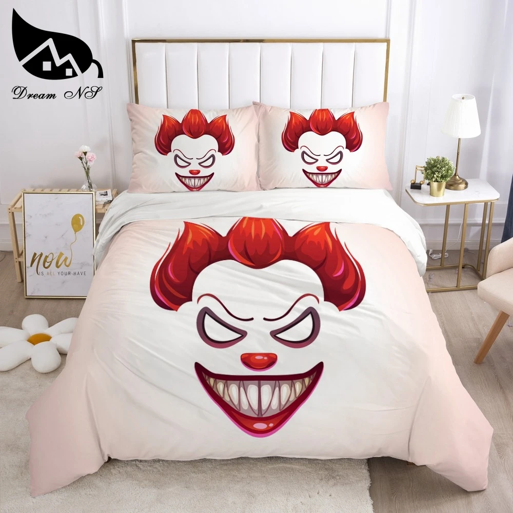 

Dream NS Theater Clown Bedding set Bedding Home Textiles Set Horror Clown duvet cover set juego de cama