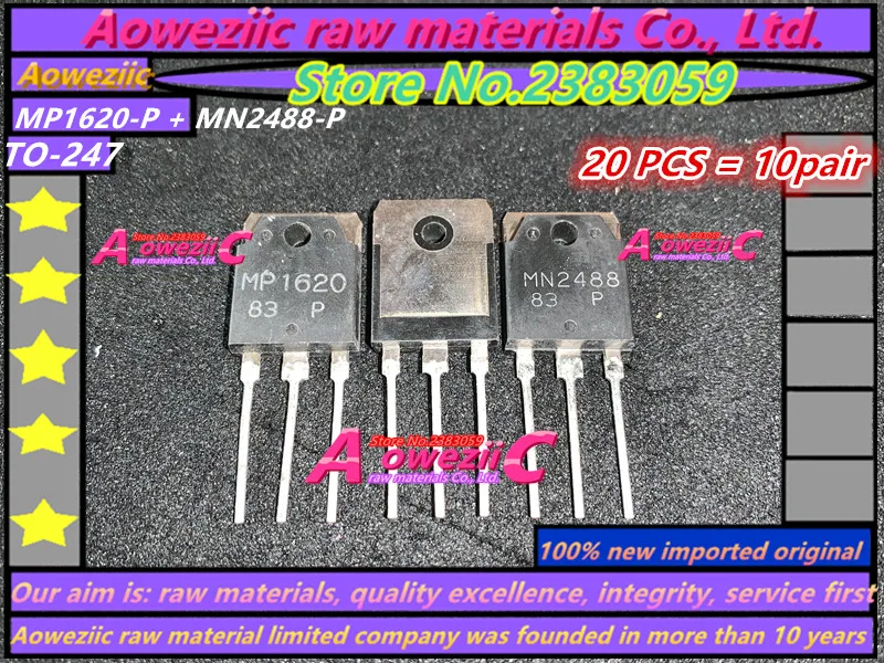 

Aoweziic 100% new imported original MP1620-P MN2488-P MP1620 MN2488 TO-247 Audio Power Amplifier Transistor