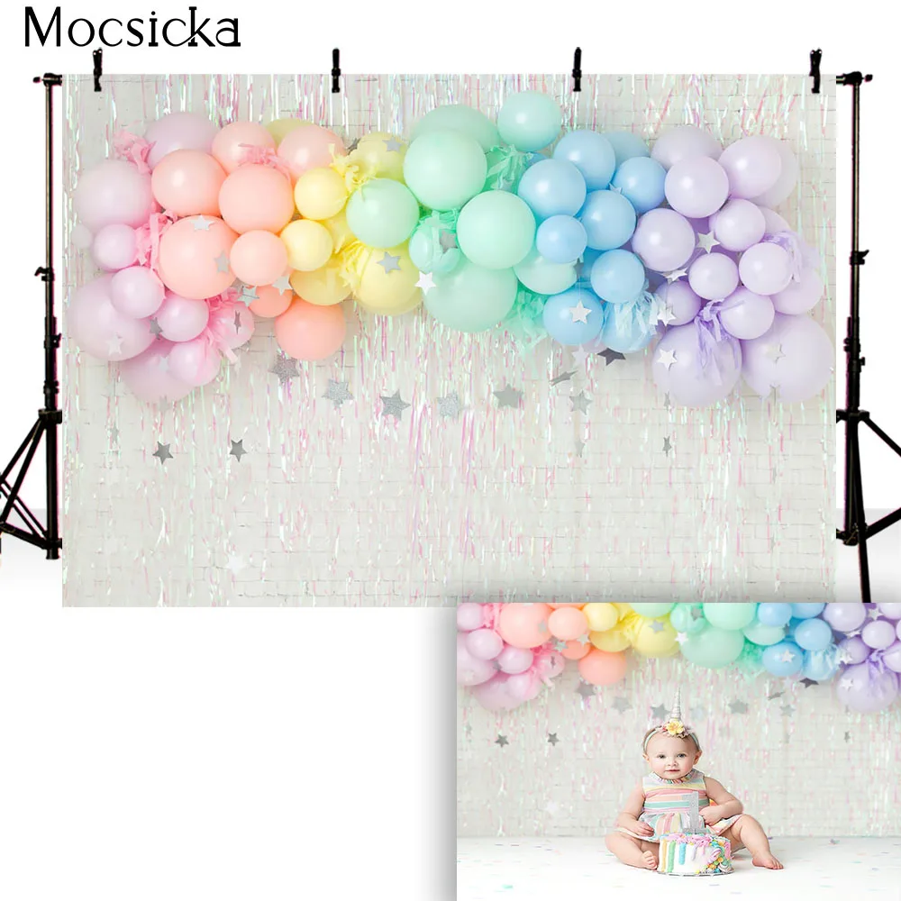 การถ่ายภาพฉากหลังเค้ก Smash 1st วันเกิดทารกแรกเกิดเด็กภาพศิลปะพื้นหลัง Photocall เค้กตารางตกแต่งแบนเนอร์