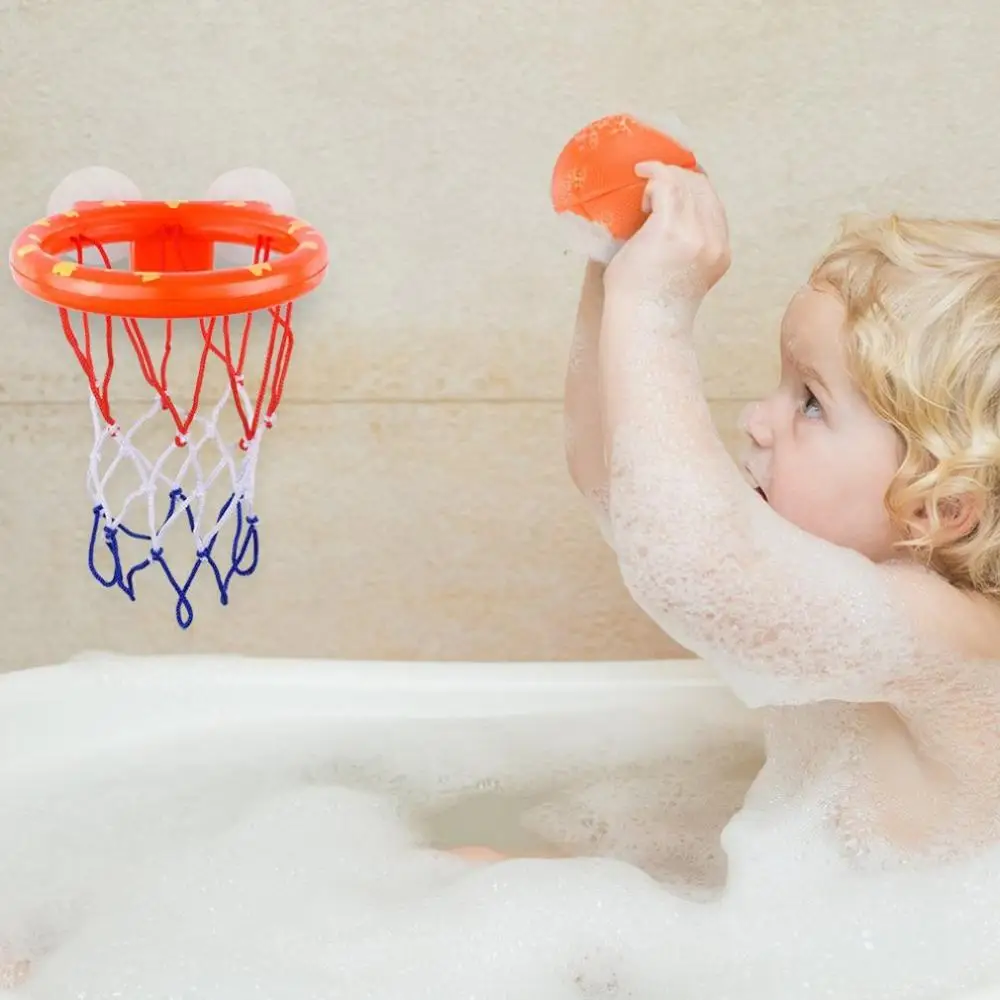 Kids Douche Schieten Mand Spel Bad Speelgoed Badkamer Mini Sucker Basketbal Zwembad Kind Baby Bad Geschenken Sport Speelgoed