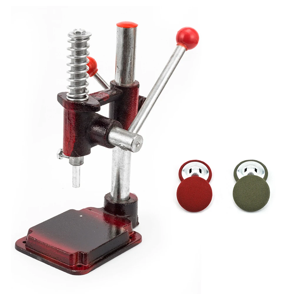 Button Machine Fabric Covered Button Mould Fabric Button Machines Buttons Dies Hand Pressure Tool DIY Color Fabric Buttons