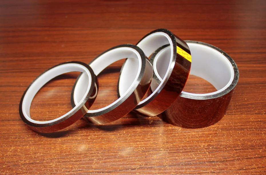 

30M polyimide tape high temperature adhesive tape gold finger brown high temperature insulation tape for 3D printer