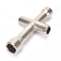 Mini M2 M2.5 M3 M4 Screw Nut Hexagonal Cross Wrench Sleeve Maintenance Tool 4 Size Car Cross Sleeve Wrench