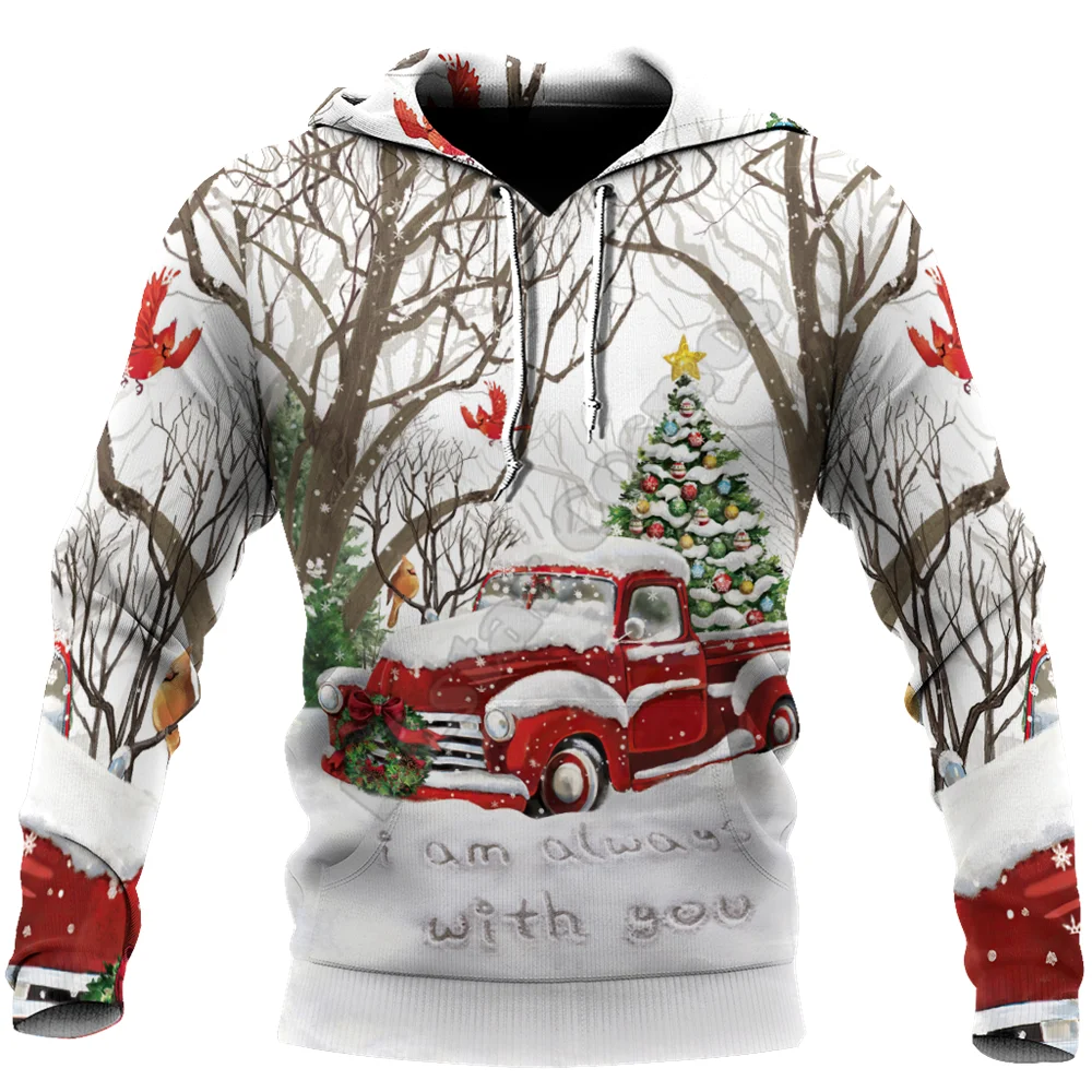 Merry Christmas 3D All Over Printed Hoodies zipper hoodies women For men Funny Pullover streetwear 03