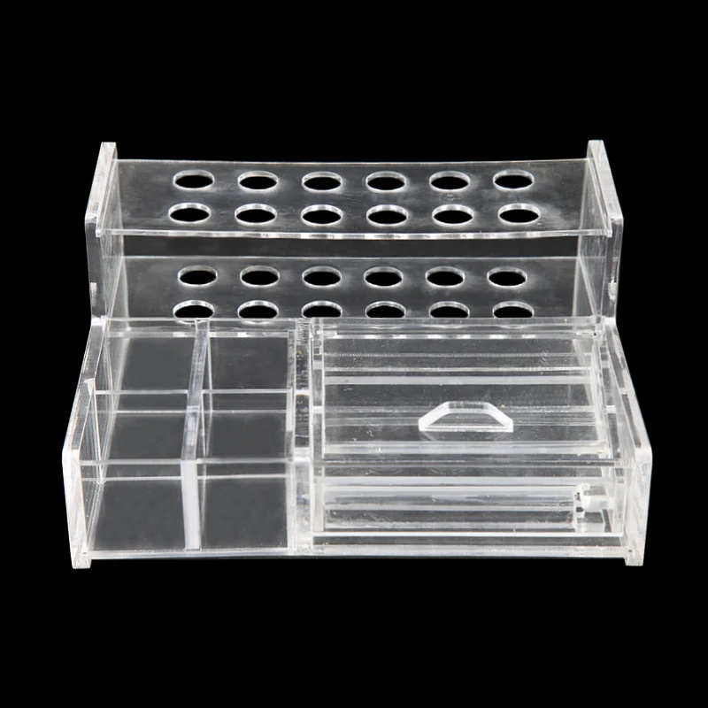 1pcs New Upgraded Dental Acrylic Organizer Holder Adhesive Resin Placement Syringe Frame Case For Dental Supply