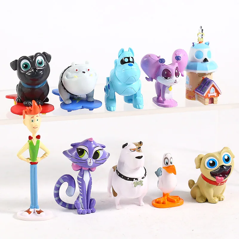 Puppy Dog Pals Bingo Rolly PVC Figures Kids Toys Gifts 10pcs/set