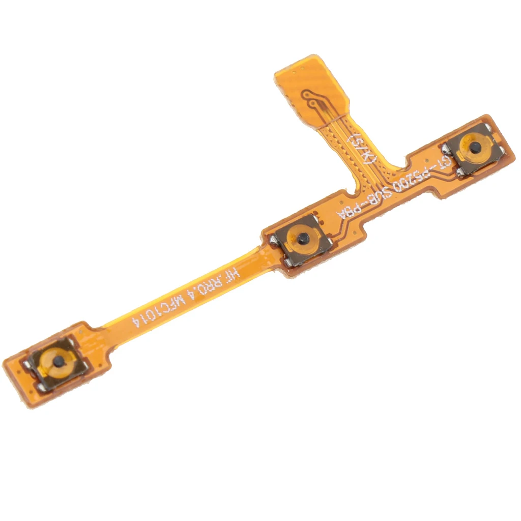 1pc Key Power On/Off and Volume Side Button Flex Cable Unit for Samsung Galaxy Tab 4 T530 T531 Replace Repair Assembly