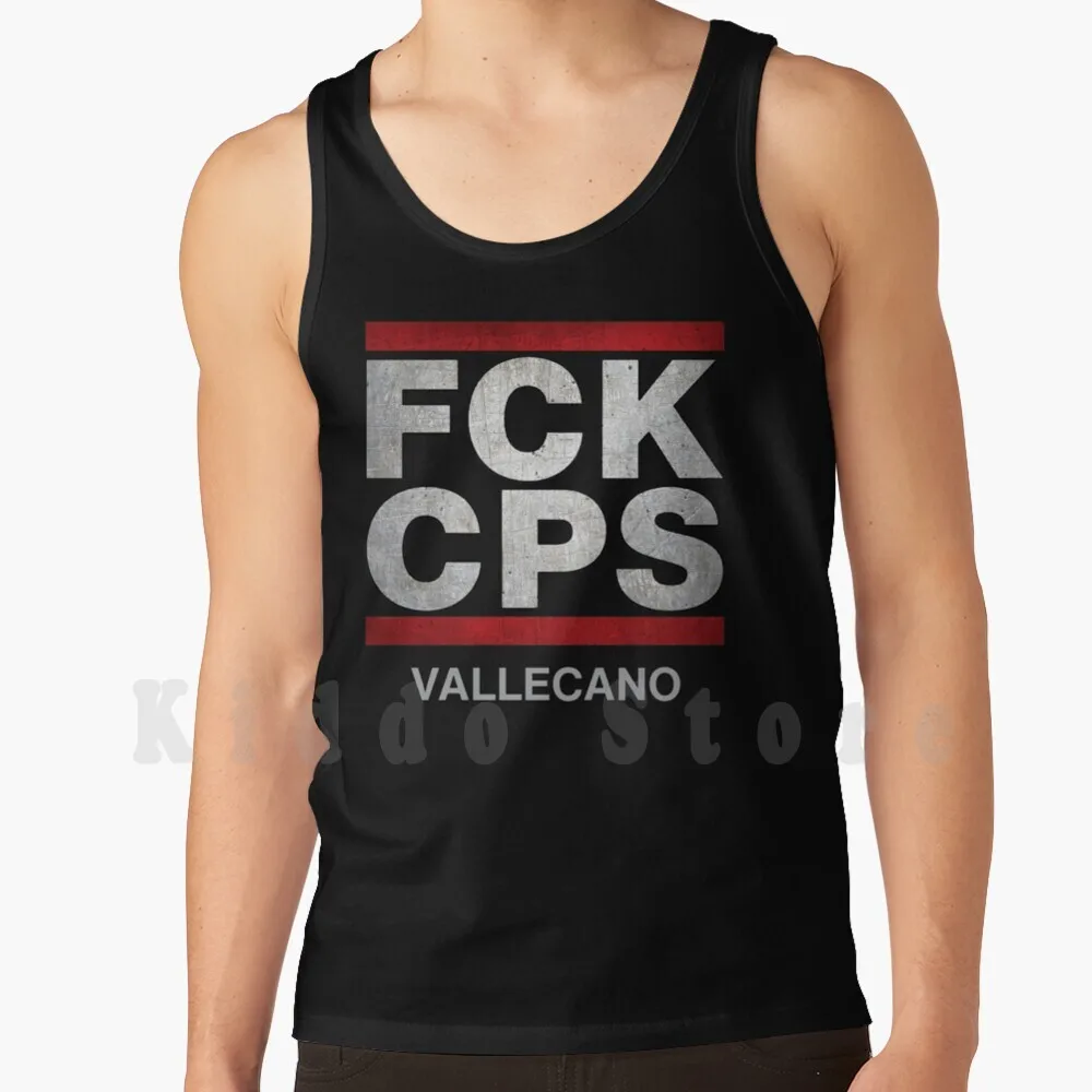 My City Is Vallecano Spain 1312 Acab , Cps Tank Tops Vest 100% Cotton Ultra Vallecano 1312 Acab Cps Vallecano