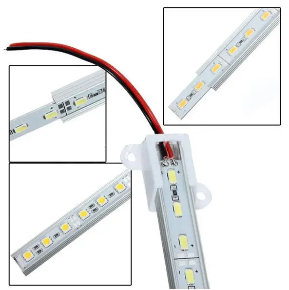 10PCS/lot 5050 LED Bar Light Non-Waterproof  50CM 36leds 5050 LED Rigid Strip DC 12V 5050 LED Tube Hard LED Strip Free shipping