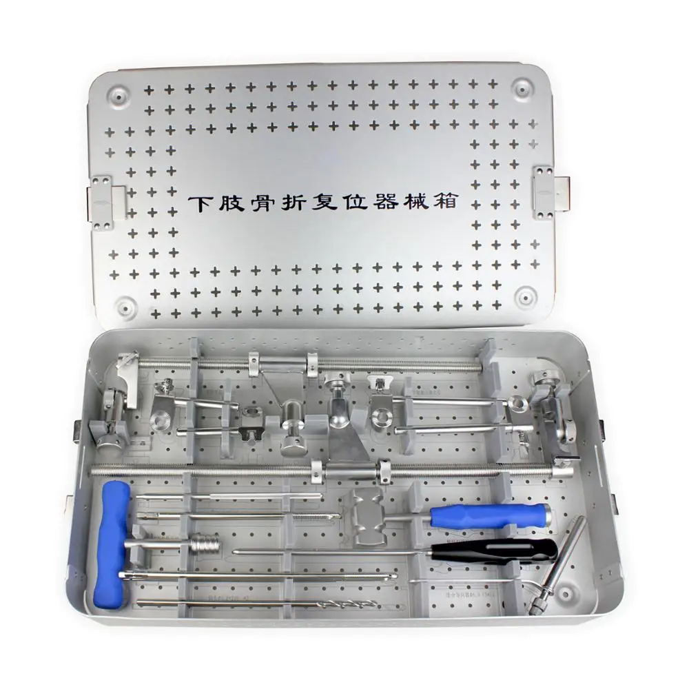 

Orthopedic instrument medical femur distractor tibial retractor lower limb fracture reduction instrument kit Distraction forcep