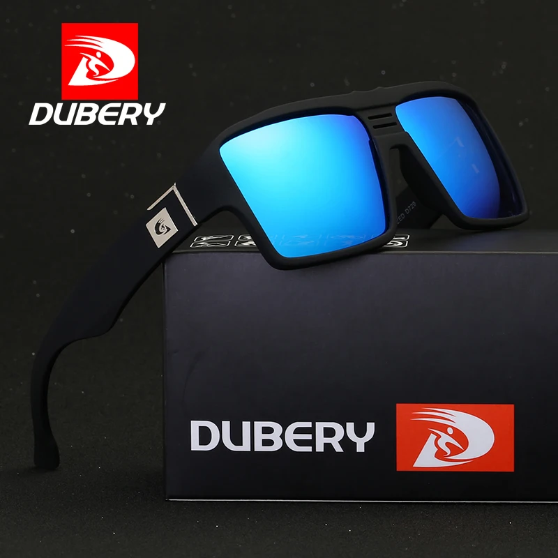 

DUBERY Brand Polarized Sunglasses Men's Retro Male Goggle Colorful Sun Glasses For Men Fashion Luxury Mirror Shades Cool Oculos