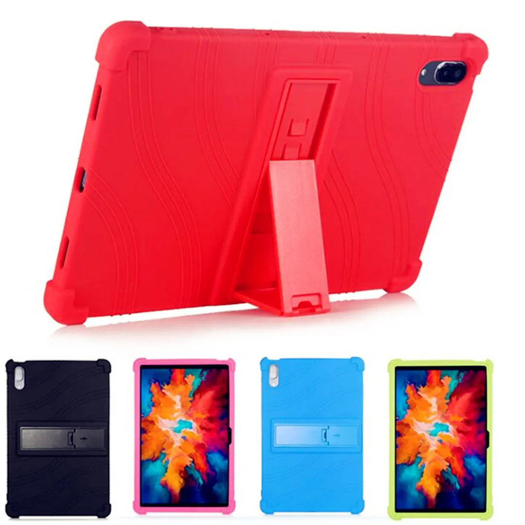 Los niños suave Funda de silicona para Lenovo Tab P11 Pro TB-J716F TB-J706F 11,5 "11,5 pulgadas, Funda de Tablet soporte de la cáscara de la piel + Pen