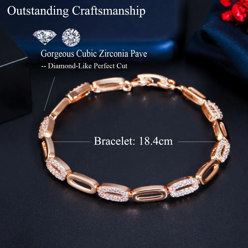 CWWZircons Sparkling Mirco Pave CZ Stone Trendy Women 585 Gold Color Bracelet Bangle Jewelry Accessories Bijoux Femme 2022 CB236