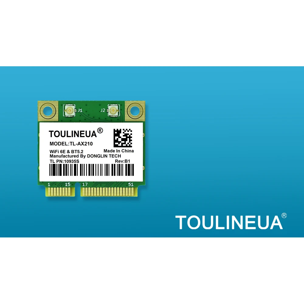 TL-AX210 AX210 WIFI 6E BT5.2 Intel AX200 8265 8260 7265 9260 AX210HMW Mini PCIe AX210NGW Network Card PK 8265NGW