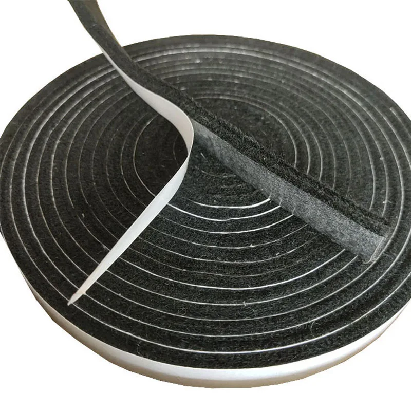 Carbon Fiber Felt Strip BBQ Barbecue Sealing Strip Black High Temperature Fireproof Insulation Barbecue Sealing Strip