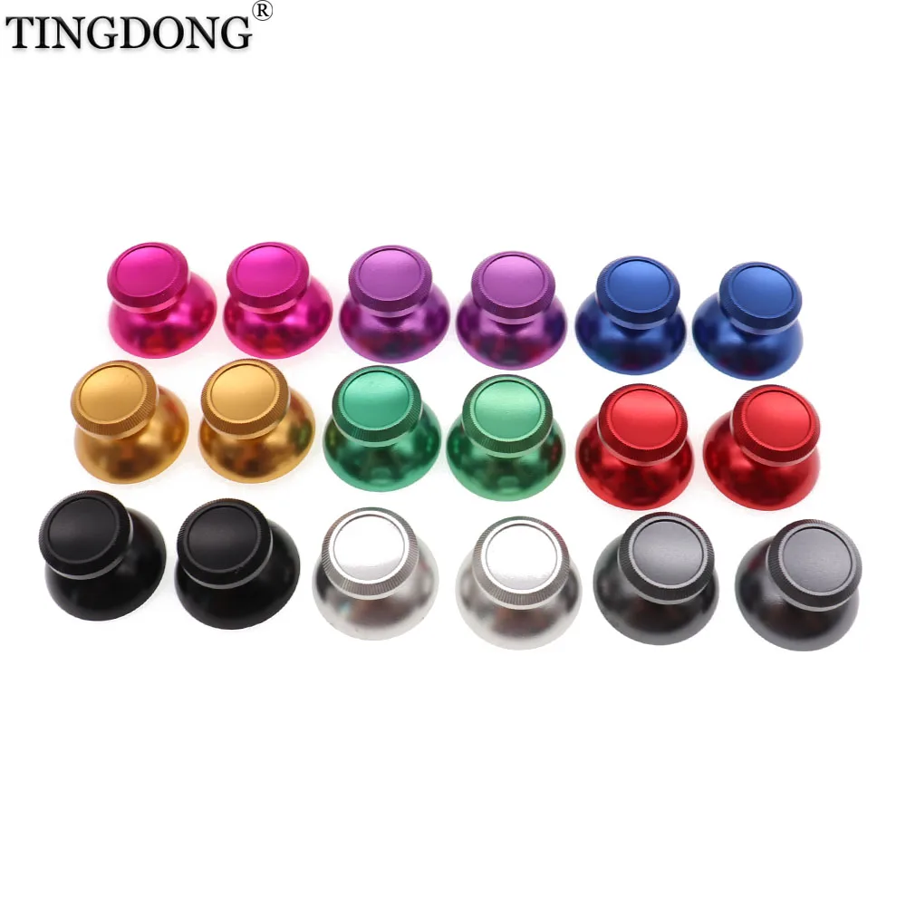 Metal Analog Joystick thumb Stick grip Cap for Sony playstation Dualshock 4 PS4 Slim Pro XBOX ONE Gamepad Controller thumbstick