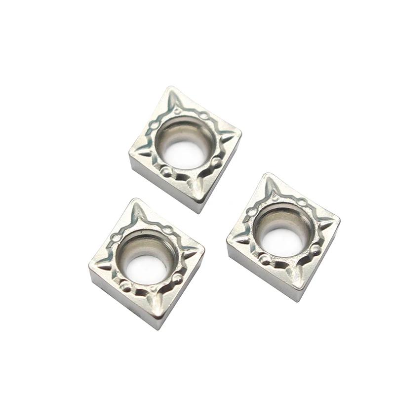 10PCS CCMT060204 FG CT3000 Internal Turning Tools Cermet Grade Carbide Insert Lathe Cutter Turning Insert