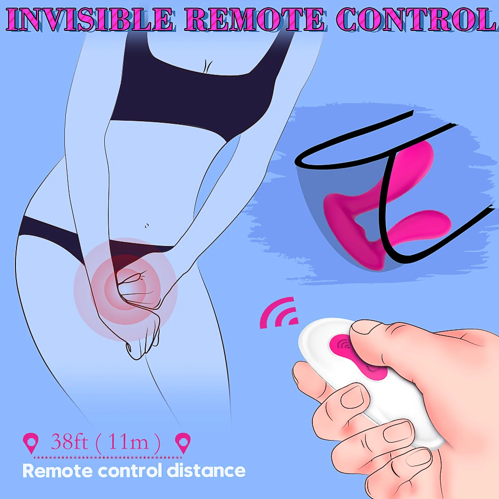 3 in1 Invisible Wear Panties Vibrator For Couples 9 Mode Powerful G Spot Vagina Anus Perineum Stimulation Sex Toy For Women Shop